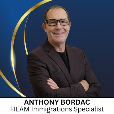 Anthony Bordac best Fil-Am immigration specialist for US East Coast visa and green card services